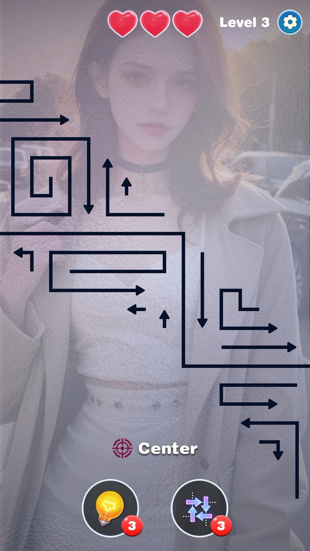 Arrow Girls: Velvet Puzzle screenshot