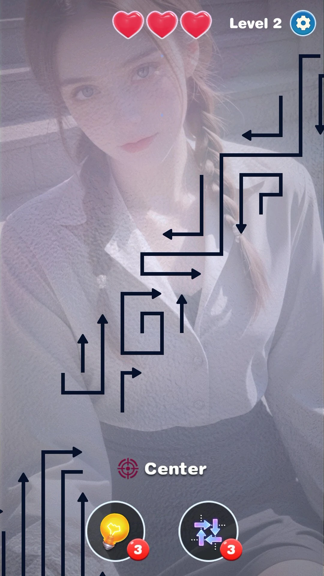 Arrow Girls: Velvet Puzzle screenshot